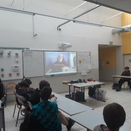 ADRASEC 07 - Présentation au Lycée Marius Bouvier à Tournon (24.03.25)-2